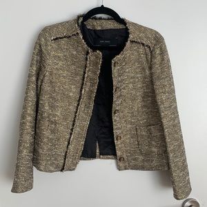 Zara Chanel style Tweed Textured lady jacket